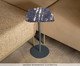 Mesa Lateral Flutuante Pedra Sodalita Azul - Aço, blue | WestwingNow