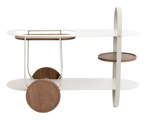 Carrinho de Bar Apolo Porcelana, white | WestwingNow
