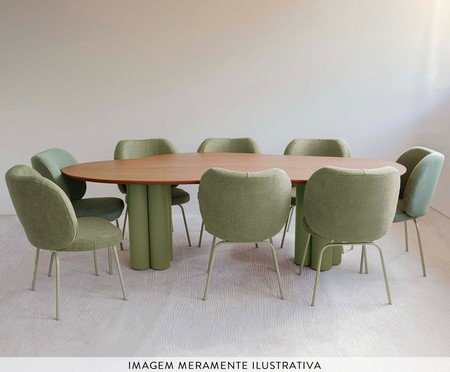 Mesa de Jantar Maxi Grande Verde | Westwing