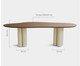 Mesa de Jantar Maxi Grande Taupe, beige | WestwingNow