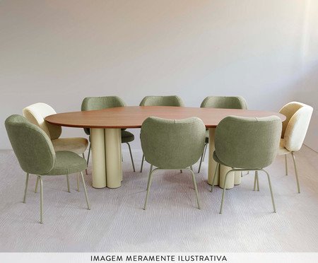 Mesa de Jantar Maxi Grande Taupe | Westwing