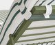 Espreguiçadeira Reclinável Brisa Listras Verde, green | WestwingNow