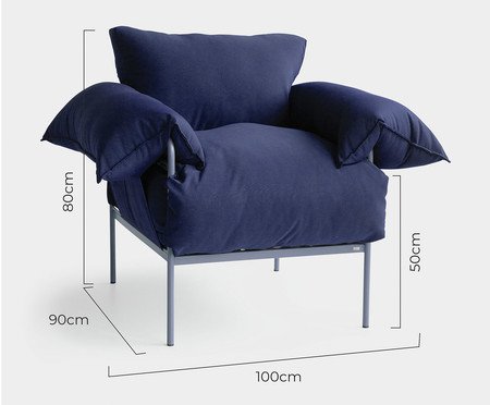 Poltrona Asa Petit Azul | Westwing