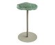 Mesa Lateral Flutuante Pedra Quartzo Bege - Alumínio, green | WestwingNow