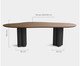 Mesa de Jantar Maxi Grande Preto, black | WestwingNow