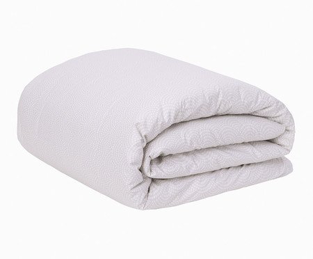 Duvet Grani Cinza 200 Fios | Westwing