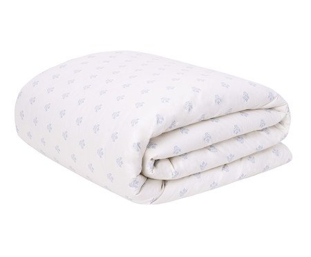 Duvet Floral Poppy Azul Hortênsia 200 Fios | Westwing