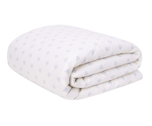 Duvet Floral Poppy Azul Hortênsia 200 Fios, blue | WestwingNow