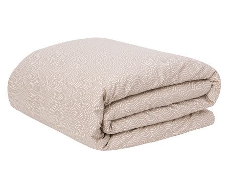 Duvet Grani Bege Avelã 200 Fios | Westwing
