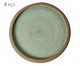 Jogo de Pratos Rasos em Cerâmica James - Verde, Verde | WestwingNow
