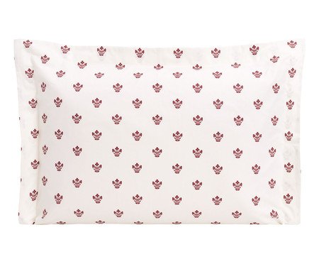 Fronha Floral Poppy Vermelho 200 Fios | Westwing