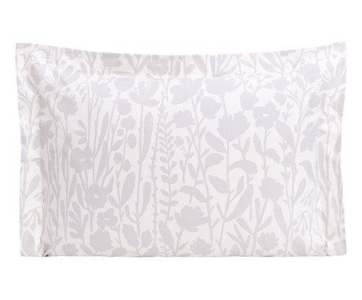 Fronha Floral Artsy Cinza 200 Fios, grey | WestwingNow