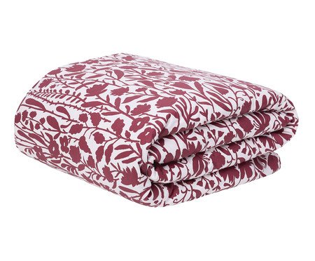 Duvet Floral Artsy Vermelho 200 Fios | Westwing