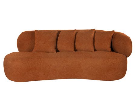 Sofá Liber Bouclé Terracota | Westwing