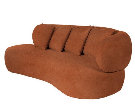 Sofá Liber Bouclé Terracota | Westwing