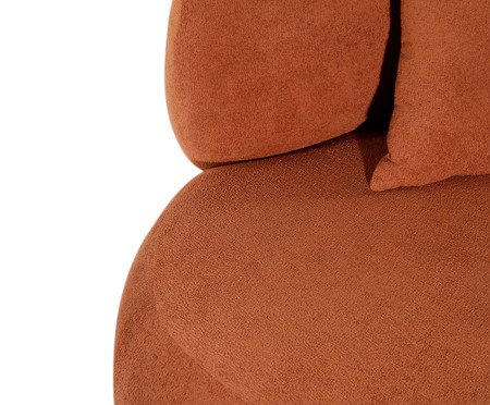 Sofá Liber Bouclé Terracota | Westwing