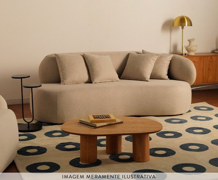 Sofá Liber Bouclé Terracota | Westwing