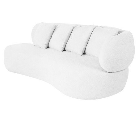 Sofá Liber Bouclé Off White | Westwing