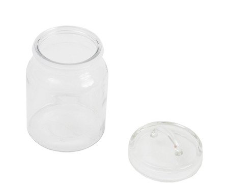 Pote para Matimento de Vidro com Alça Mozcada Transparente | Westwing
