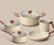 Jogo de Panelas com Antiaderentes Terrara Off White V, white | WestwingNow