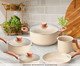 Jogo de Panelas com Antiaderentes Terrara Off White V, white | WestwingNow