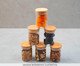 Jogo de Potes em Vidro e Bambu Oikos Natural, transparent | WestwingNow
