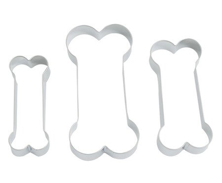 Jogo de Cortadores para Biscoito Ossinhos Oikos Inox | Westwing