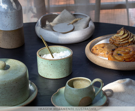 Jogo de Xícaras para Chá em Cerâmica Ross - Azul | WestwingNow