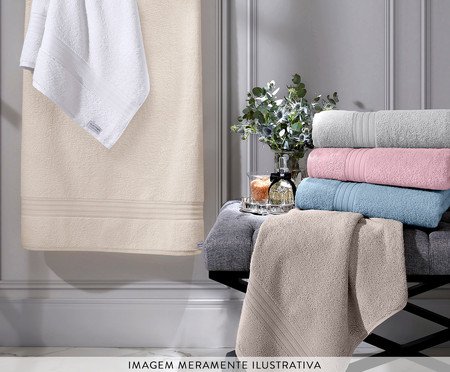 Toalha Egípcia para Lavabo Planite Marfim | Westwing