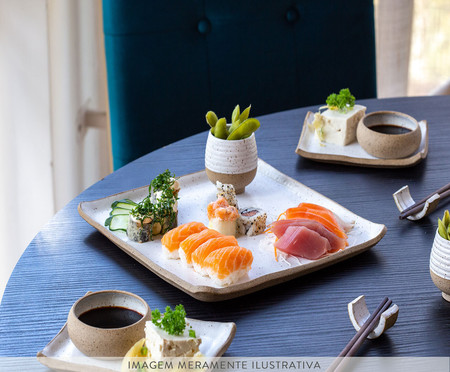 Jogo para Sushi em Cerâmica Madison - Azul | WestwingNow