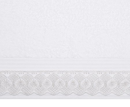 Toalha Social Cristal Roma Branco | Westwing