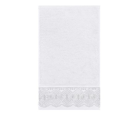 Toalha Social Cristal Roma Branco | Westwing