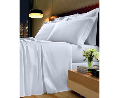 Jogo de Lençol Platine Branco | Westwing