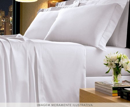 Jogo de Lençol Platine Branco | Westwing