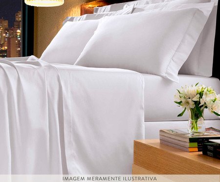 Jogo de Lençol Platine Branco | Westwing