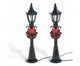 Jogo de Adorno Decorativo Mini Poste Natalino, black | WestwingNow