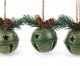 Jogo de Enfeites pra Pendurar Guizo Rustic Verde, green | WestwingNow