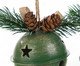 Jogo de Enfeites pra Pendurar Guizo Rustic Verde, green | WestwingNow