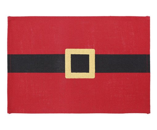 Lugar Americano Papai Noel, red | WestwingNow