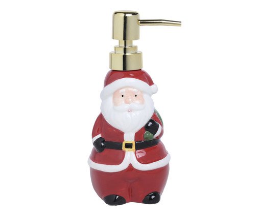Porta-Sabonete Líquido Papai Noel, red | WestwingNow