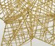 Ponteira de Árvore de Natal Estrela Vazada Médio, gold | WestwingNow