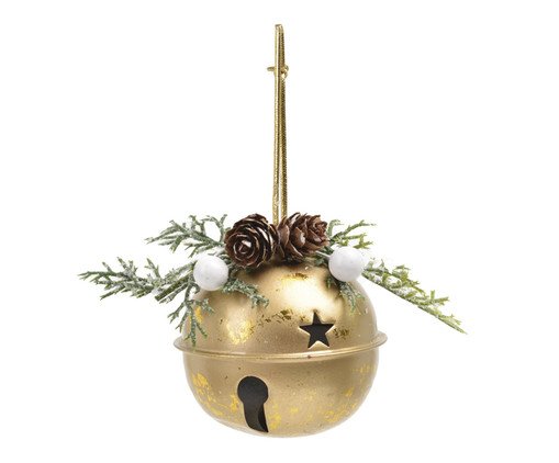 Enfeite de Árvore de Natal Guizo Ramados, gold | WestwingNow