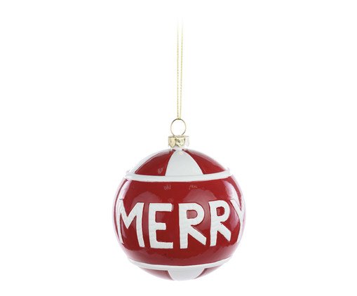 Bola Natalina Listrada Merry, white | WestwingNow