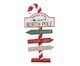 Adorno Decorativo Placa Welcome to North Pole, multicolor | WestwingNow