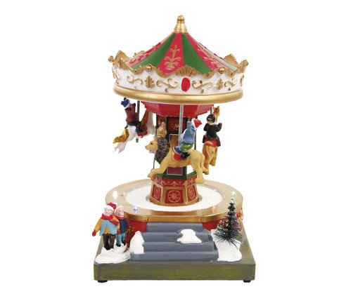 Adorno Decorativo Carrossel, multicolor | WestwingNow