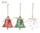 Jogo de Enfeite de Árvore de Natal Bells, red | WestwingNow