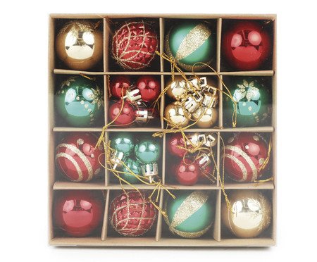 Jogo de Bolas Natalinas Special Verde e Dourado | Westwing