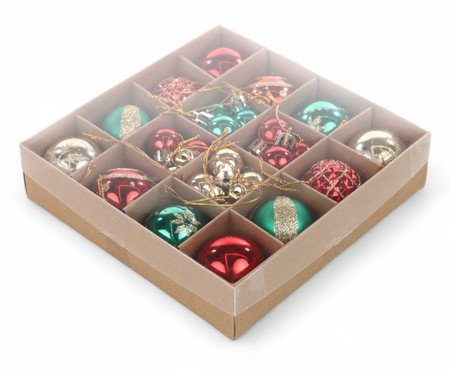 Jogo de Bolas Natalinas Special Verde e Dourado | Westwing