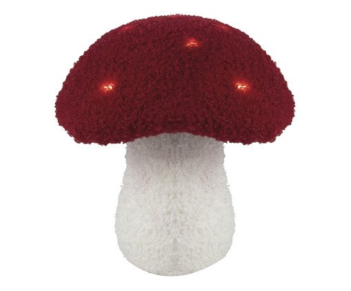 Adorno Decorativo Cogumelo com LED, brown | WestwingNow