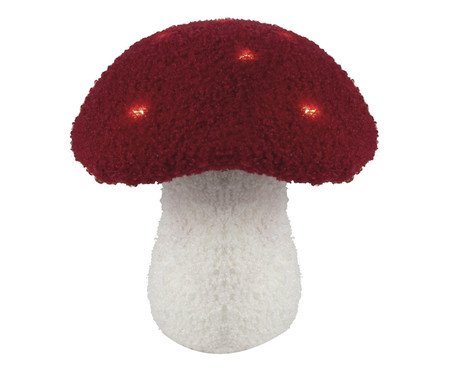 Adorno Decorativo Cogumelo com LED
